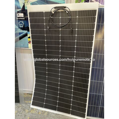 Los nuevos paneles solares cristalinos flexibles al por mayor de 100W 200W 300W 450W mono para el tejado de la nave, rv muy ligero