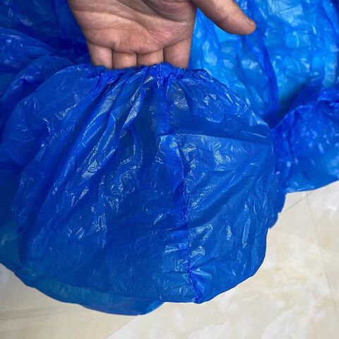 أغطية مراتب بلاستيكية للاستعمال مرة واحدة للغرف النظيفة، مقاومة للماء من مادة CPE مع شريط مطاطي للاستخدام في المستشفيات