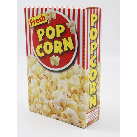 Cubos de palomitas de papel de cine de impresión personalizada al por mayor