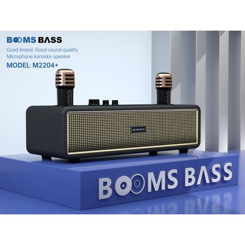 ODM 20W Retro Klassischer Stil Bluetooth Lautsprecher Surround Sound TWS Kabelloser Schreibtischlautsprecher mit 2 Mikrofonen 3000mAh M2204+