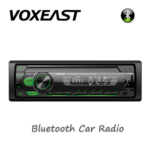 Painel fixo 1 din Bluetooth Rádio Do Carro/MP3 player com USB/SD/AUX