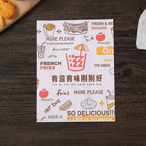 Sacos de Papel Kraft para Embalagem de Sanduíches, Hambúrgueres, Pão, Donuts e Fritos com Logotipo Impresso Resistente a Óleo - Mais Vendidos