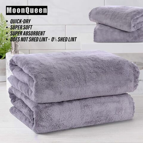 Premium Badetuch-Set - Schnelltrocknend - Hochabsorbierende Mikrofaser-Korallenvlies-Handtücher - Vielseitig einsetzbar für Bad und Fitness
