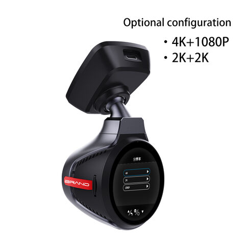 Großhandel Dual-Lens Auto Dashcam GPS WiFi 1.66 Zoll Armaturenbrettkamera Auto DVR Vorne und Hinten 4K Dashcam