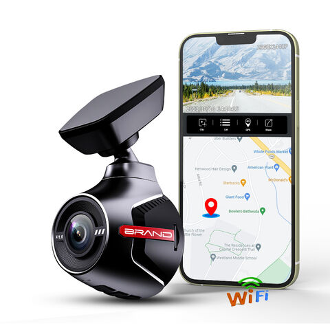 Großhandel Dual-Lens Auto Dashcam GPS WiFi 1.66 Zoll Armaturenbrettkamera Auto DVR Vorne und Hinten 4K Dashcam