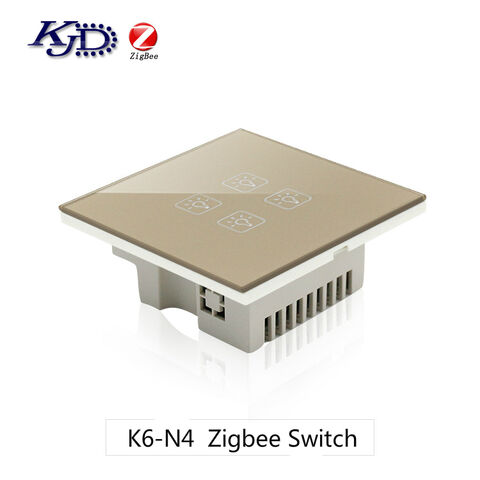 Interrupteur Mural Tactile pour Système Domotique Intelligent ZigBee - Panneau Tactile