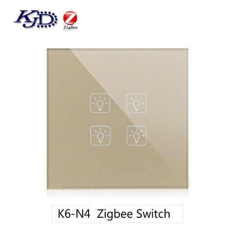 Interrupteur Mural Tactile pour Système Domotique Intelligent ZigBee - Panneau Tactile