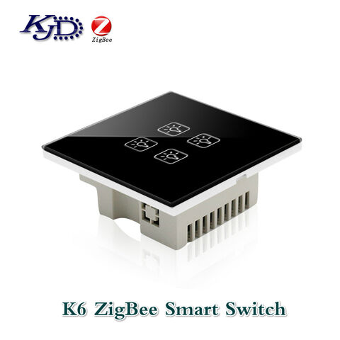 Interrupteur Mural Tactile pour Système Domotique Intelligent ZigBee - Panneau Tactile