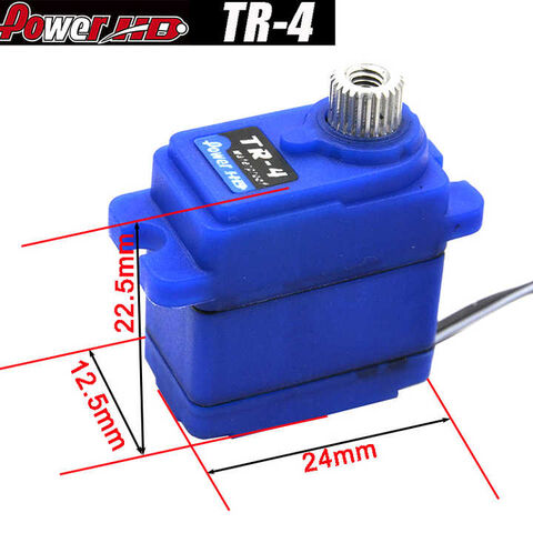 Power HD TR-4 PowerHD TR4 Mini Servo Digital 7.4V 2.6KG à Prova D'Água com Engrenagens de Metal para TRX4 RC, Peças de Modelismo