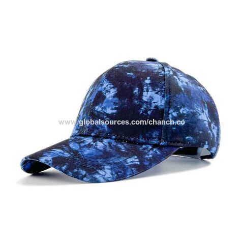 New Product Tie Dye 6 Panel Baseball Cap Male Female