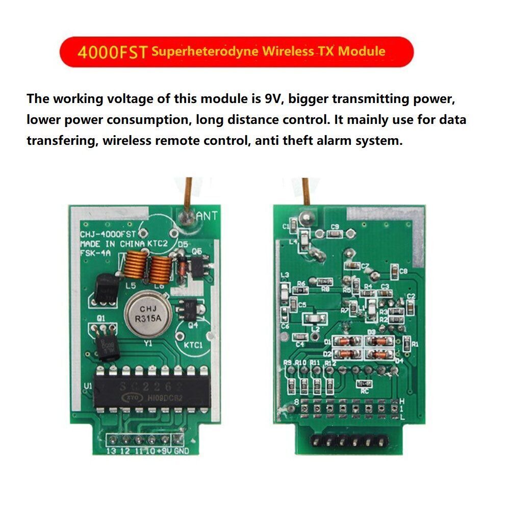 Tx Control Module Plugs Bulk Buy China Wholesale 315mhz Wireless Rf Transmitting Tx Module ...