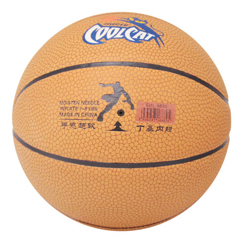Bunter, hochwertiger Gummibasketball mit verschiedenen Logos und Drucken erhältlich