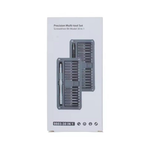 Jeu de 30 tournevis 1 Phillips, plat, Torx pour réparation de lunettes, téléphones portables, ordinateurs, appareils photo, ensemble d'embouts de tournevis