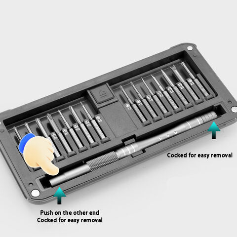 Jeu de 30 tournevis 1 Phillips, plat, Torx pour réparation de lunettes, téléphones portables, ordinateurs, appareils photo, ensemble d'embouts de tournevis