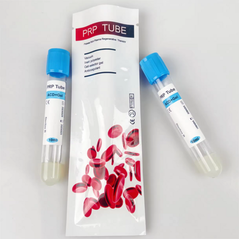 Tubes PRP Médicaux avec Gel ACD et Biotine pour Traitements Esthétiques (Cheveux, Rajeunissement de la Peau) - Prix Usine Compétitif
