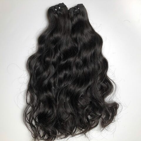 El pelo crudo del precio de fábrica lía el cabello humano vietnamita teje la extensión del pelo de la trama