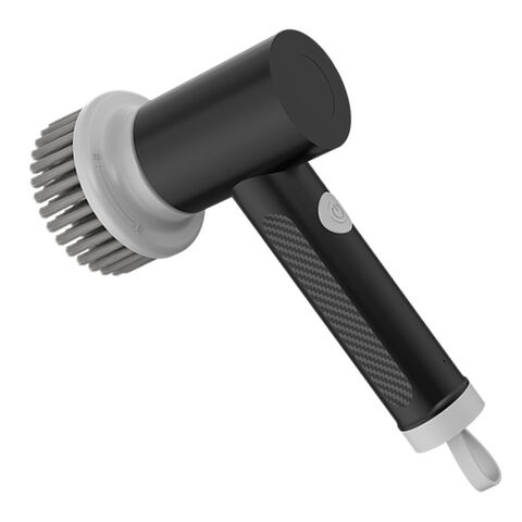 Cepillo de limpieza eléctrico al por mayor, limpiador multifuncional de mano, cepillo para platos, estufa, fregadero para cocina y baño