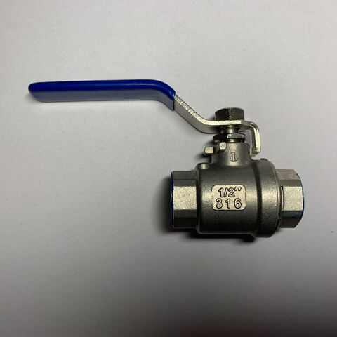 Stainless steel two pieces ball valve manufacturer