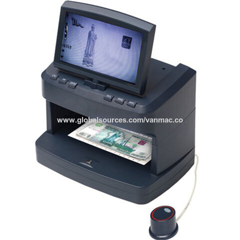Professionelles Multifunktionsprüfgerät für Banknoten und Sicherheitsdokumente.
