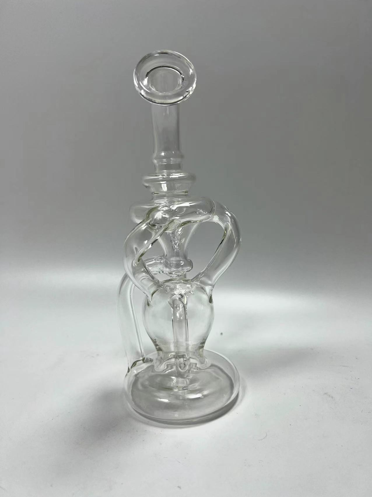 Translucent Glass Pipe New Product Transparent Special Shape Glass Water Pipe Suitable For ...