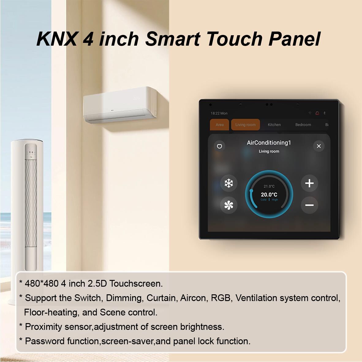 Buy China Wholesale Cost-effective 4-inch Lcd Display Knx Smart Home ...