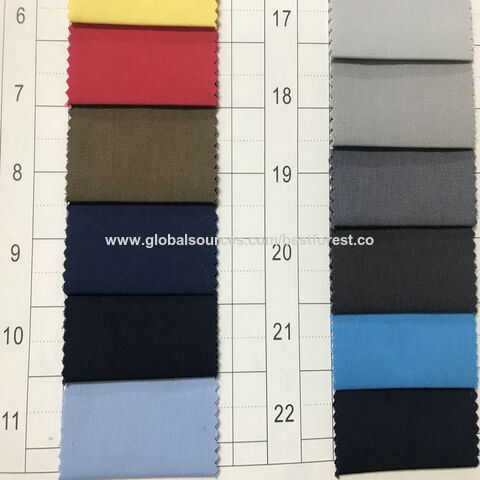 Tissu sergé CVC (coton-polyester) pour vêtements de travail et applications industrielles