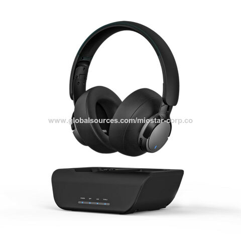 Auriculares TV Privados Miostar, modelo dual, 2.4G+Bluetooth, Baja latencia 25ms
