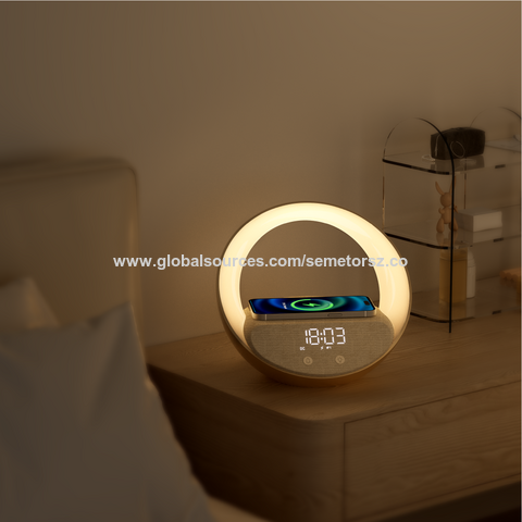 Musique multifonctionnelle sans fil de lumière de nuit de haut-parleurs de Bluetooth