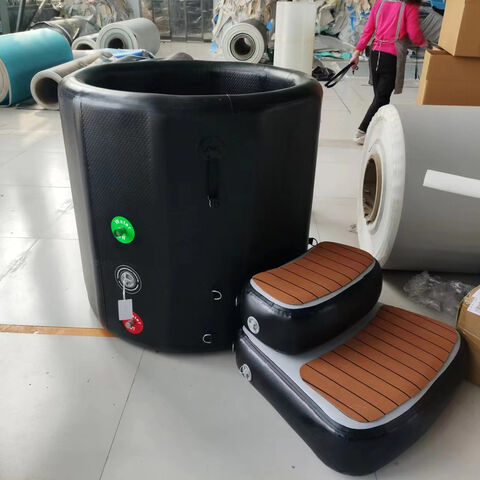 Hi-Q Group Nuevo Baño de Hielo para Terapia con Enfriador, Barril Enfriador, Baño de Hielo con UV, Tina de Inmersión Fría