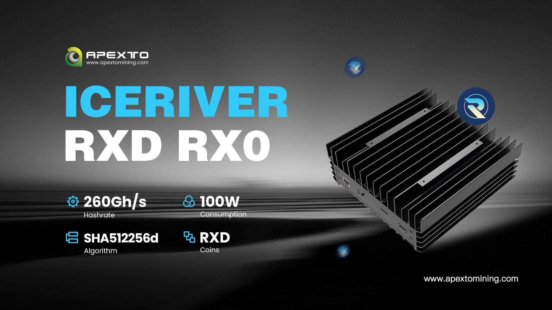 Iceriver Rx0 Rxd Miner 260gh/s 100w Best Radiant Rxd Miners With 