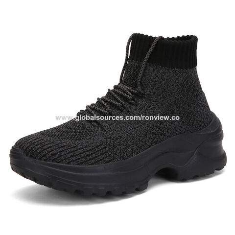 Atmungsaktive High-Top-Damen Sportschuhe, Herbst Bestseller, hohe Socken, leichte und bequeme Sportschuhe