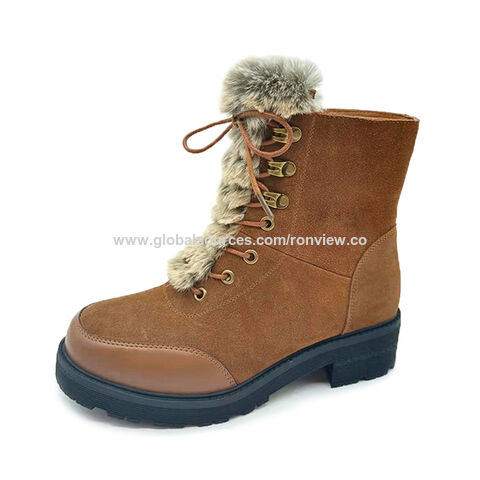 Bottines à lacets antidérapantes pour femmes, chaussures de montagne, différents styles et tailles, OEM bienvenu