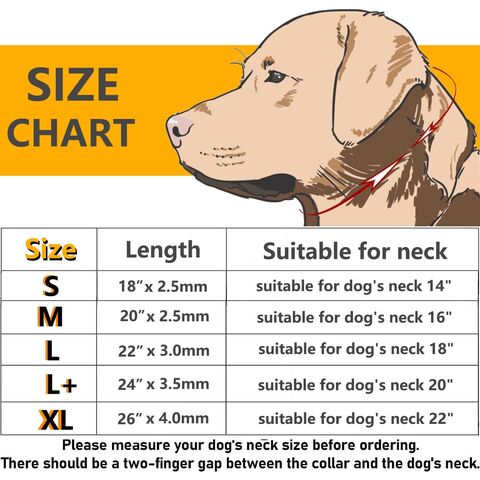 Hundehalsband rutschfest P-Kette schwere Kette Hund Metall Trainingshalsband