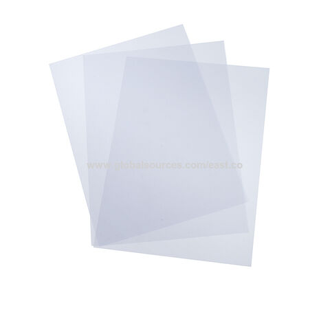 Muestras gratuitas pvc a4 0,18mm transparente Cubierta de libro de tapa de encuadernación de pvc ecológica a4 de alta calidad personalizada directa de fábrica