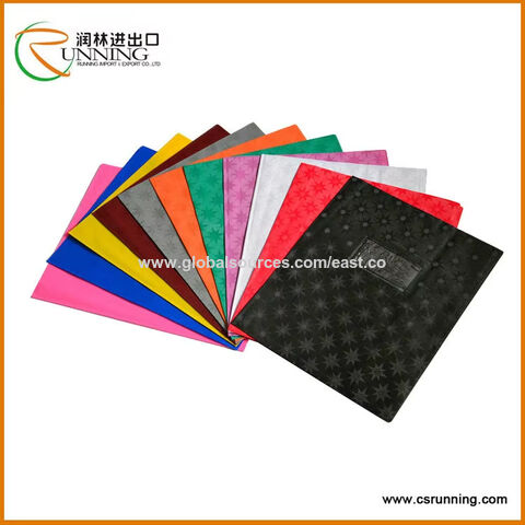 Muestras gratuitas pvc a4 0,18mm transparente Cubierta de libro de tapa de encuadernación de pvc ecológica a4 de alta calidad personalizada directa de fábrica