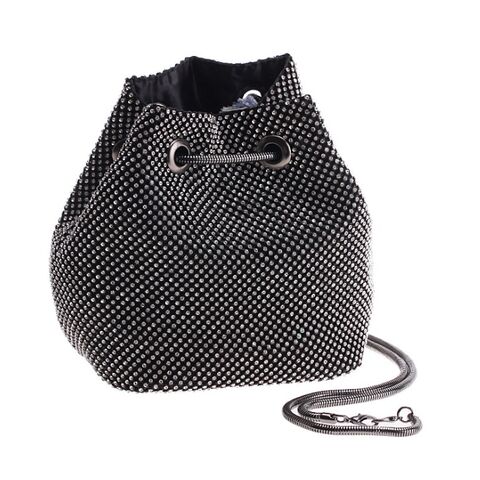 Novas Bolsas de Mão da Moda Feminina, Bolsa de Festa de Diamantes para Senhoras, Bolsa Balde
