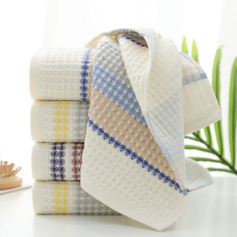 Serviette pour le visage, douce et simple, 100 % coton, gants de toilette pour un usage quotidien, adaptés à la maison et à l'hôtel-1