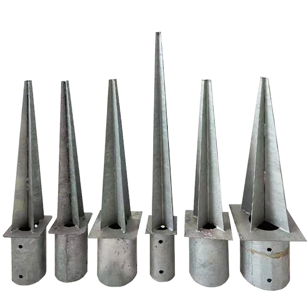 Heavy-duty Galvanized Ground Screw Anchors For Solar Panels Fencing ...