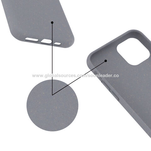 Vente chaude Étui Écologique 100% Compostable Housse Usine Pour iPhone