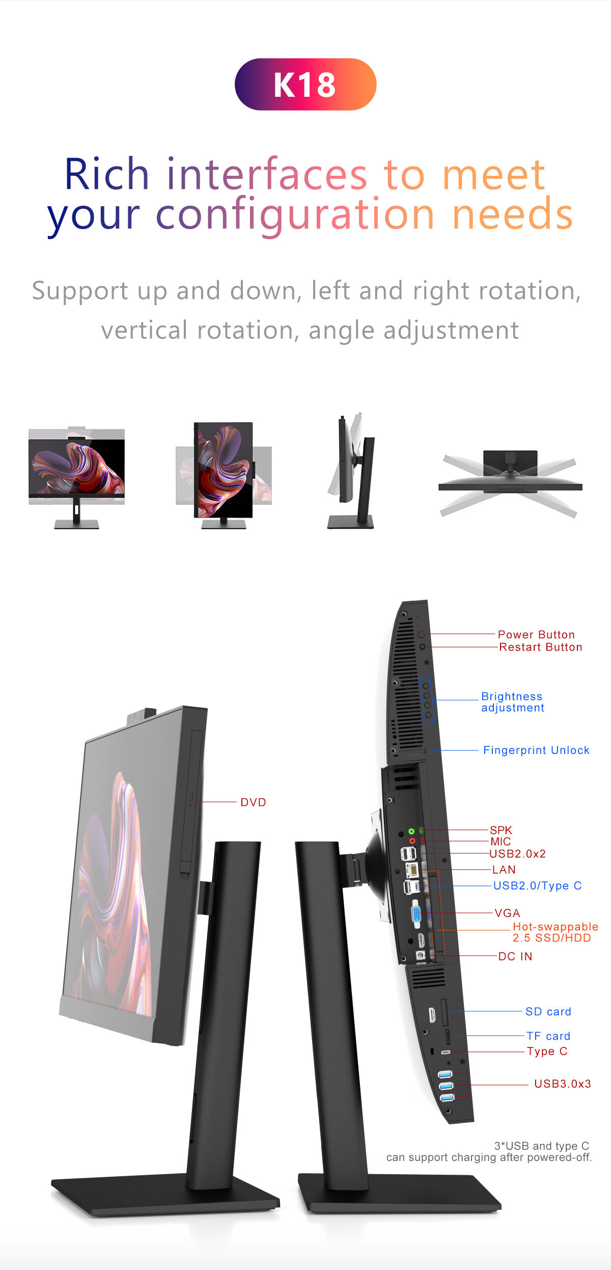 Bulk Buy China Wholesale Oem For 23.8 Inch Aio Pc Computer All In One ...