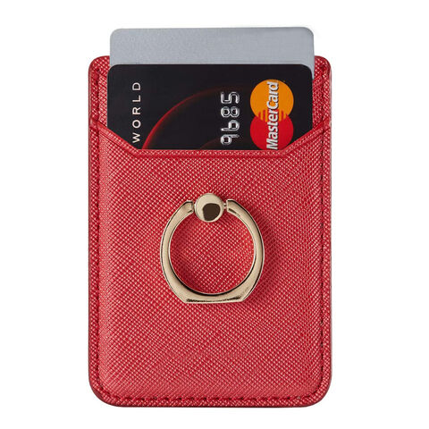 Personalisiertes Werbegeschenk Kartenhalter Leder Kreditkartenetui für Handy