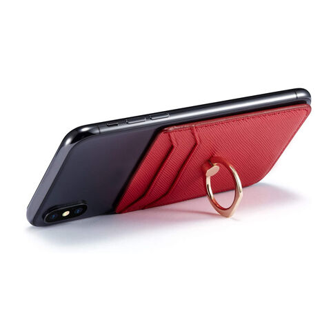 Personalisiertes Werbegeschenk Kartenhalter Leder Kreditkartenetui für Handy