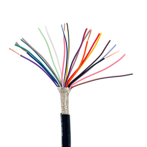 Cable Automotriz UL2095 24AWG Apantallado, Aislamiento de PVC, Multiconductor de Cobre para Alarmas