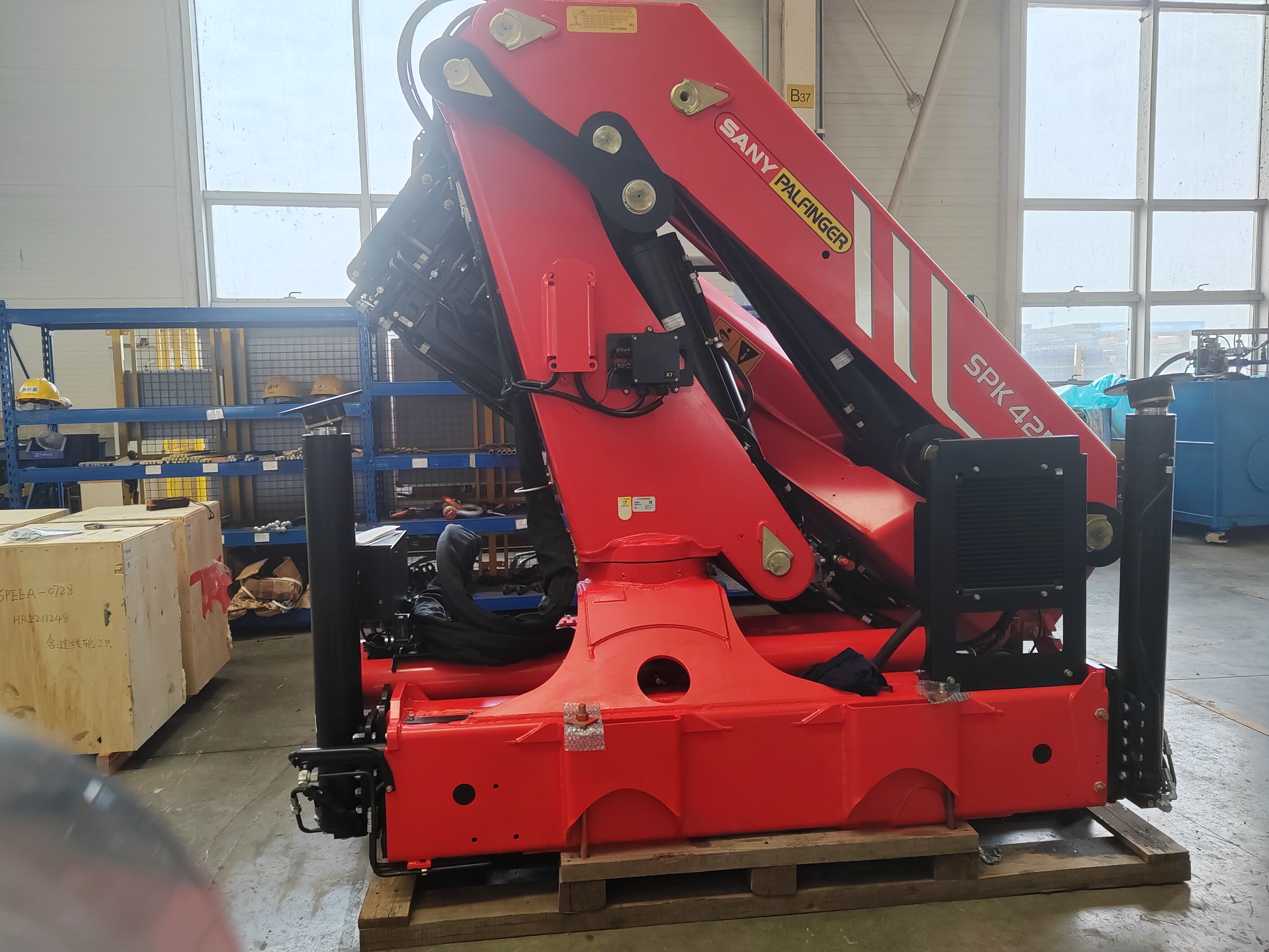 2024 Lifting Machinery 14.34 Ton Knuckle Boom Crane