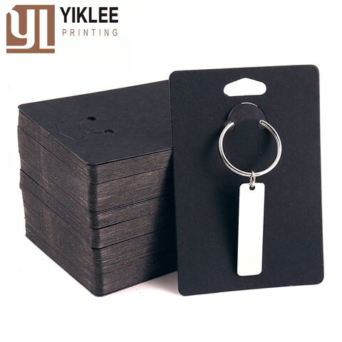 Stand Kartu Display Kertas untuk Gantungan Kunci, Kemasan Hadiah, Organizer Kustom Pabrik untuk Usaha Kecil, Perhiasan, Gantungan Kunci