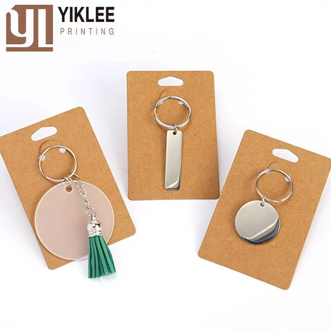 Stand Kartu Display Kertas untuk Gantungan Kunci, Kemasan Hadiah, Organizer Kustom Pabrik untuk Usaha Kecil, Perhiasan, Gantungan Kunci