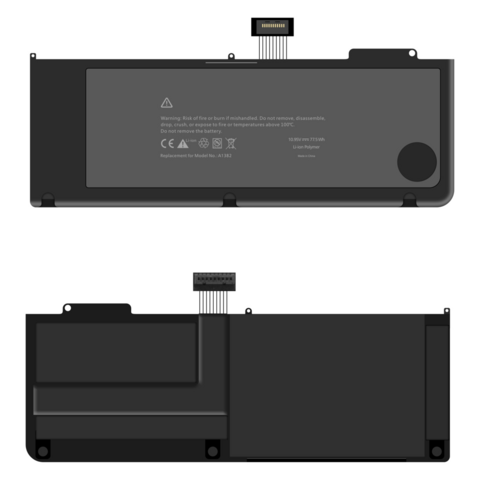 Bateria de Substituição Li-ion para MacBook A1322 A1278 Baterias Originais 10.95V 63.5Wh