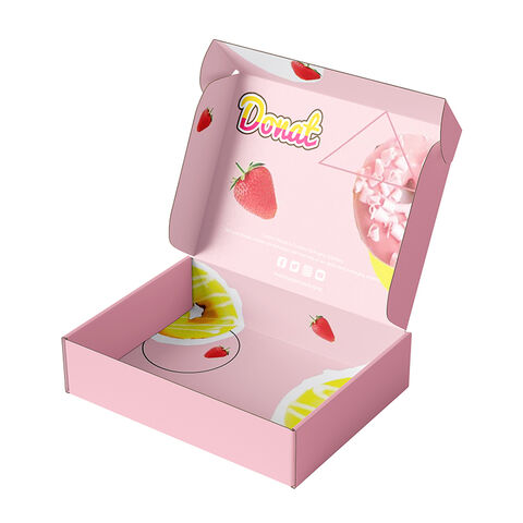 Cajas de Envío Personalizadas al por Mayor Baratas, Empaques Personalizados para Panadería, Paquetes para Donas