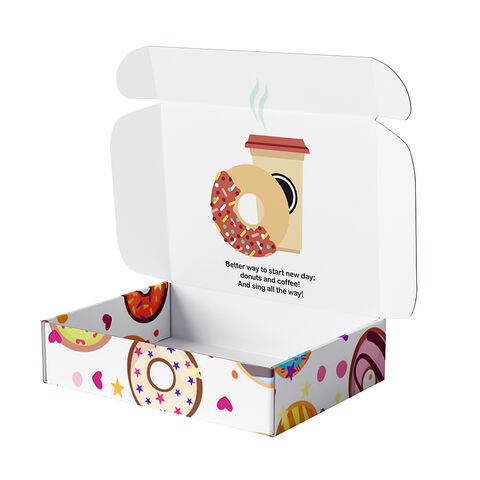 Cajas de Envío Personalizadas al por Mayor Baratas, Empaques Personalizados para Panadería, Paquetes para Donas