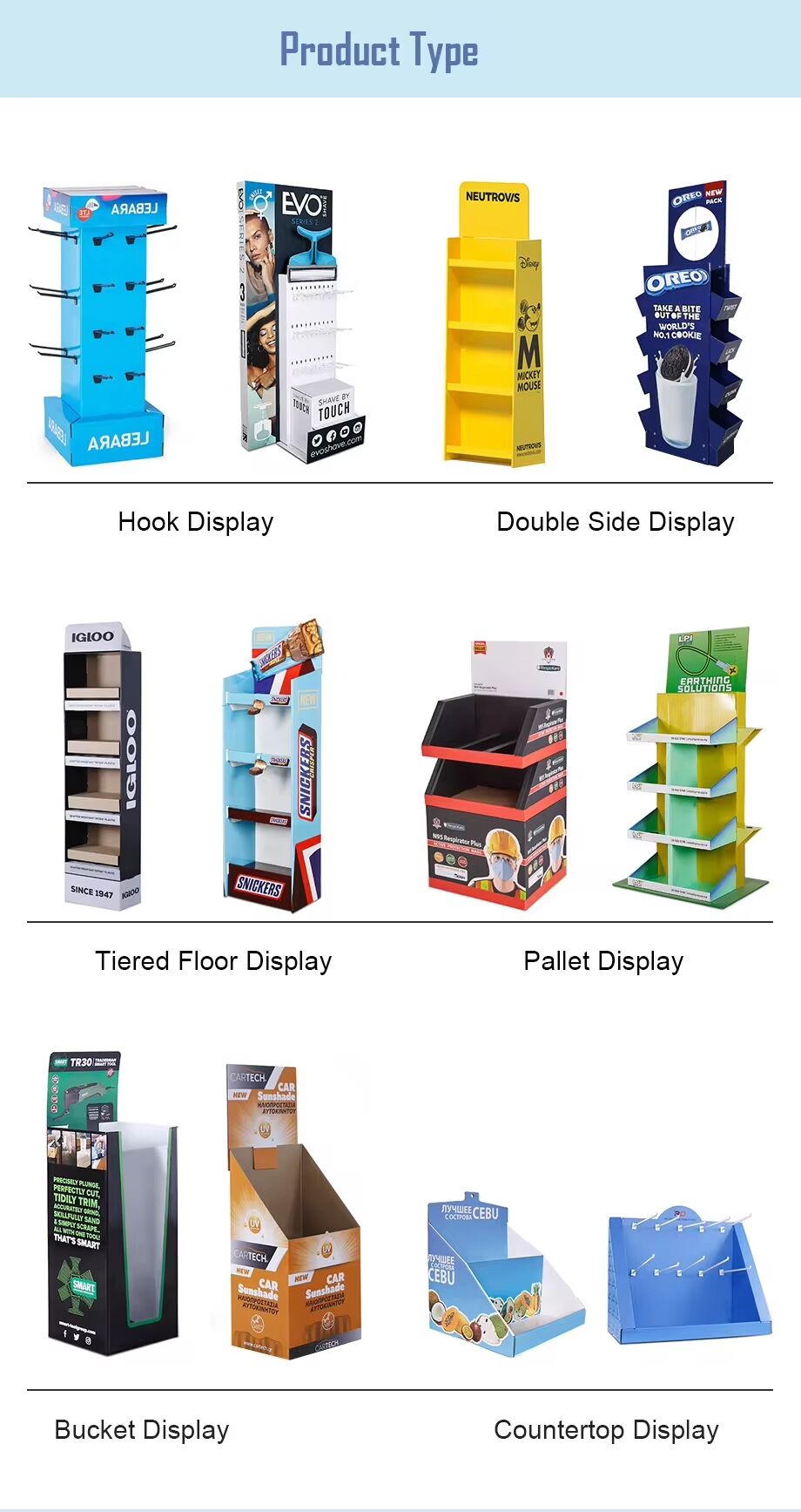 Custom Accessories Pegboard Rack Carton Floor Hanging Display Racks ...